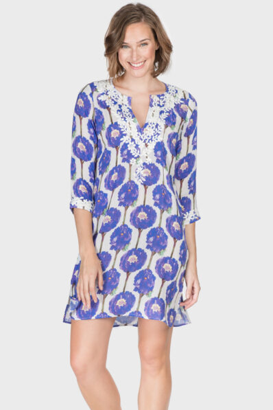 Brigitte tunic lavender